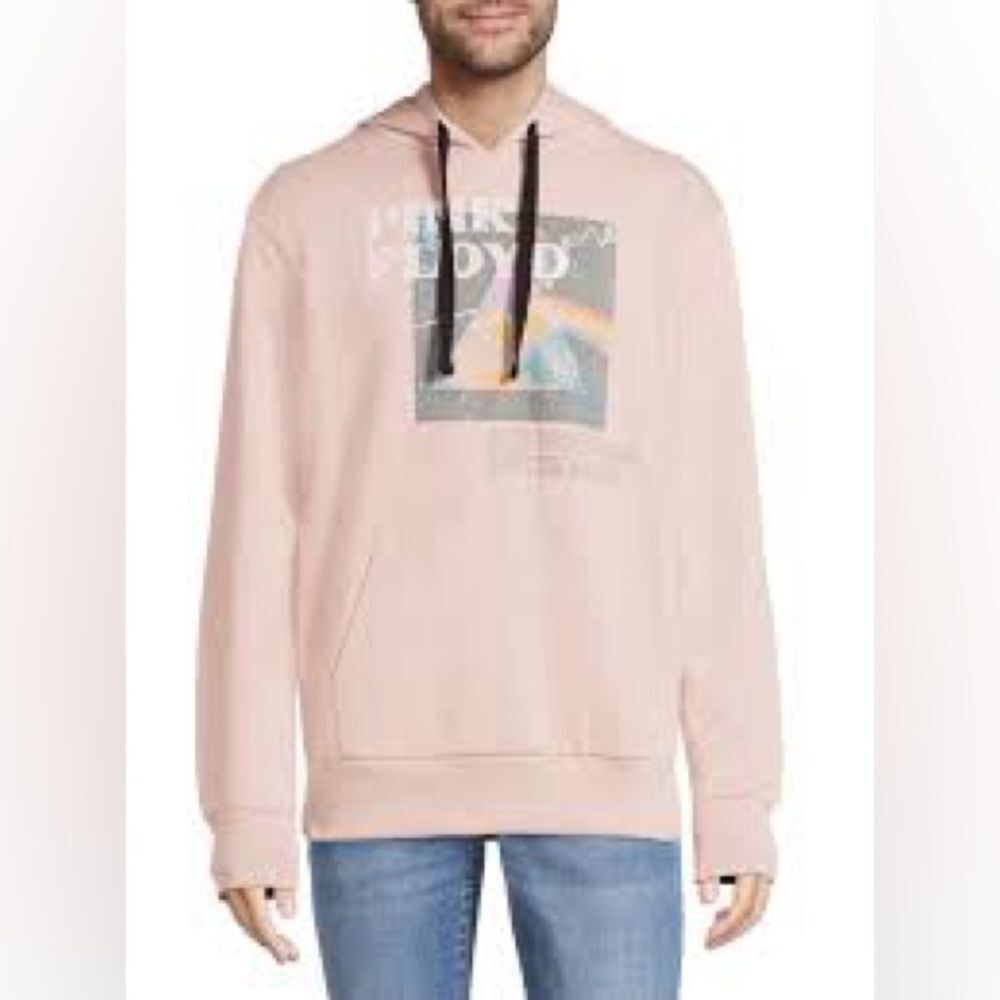 Pink Floyd Men's Band Graphic Fleece Hoodie Small